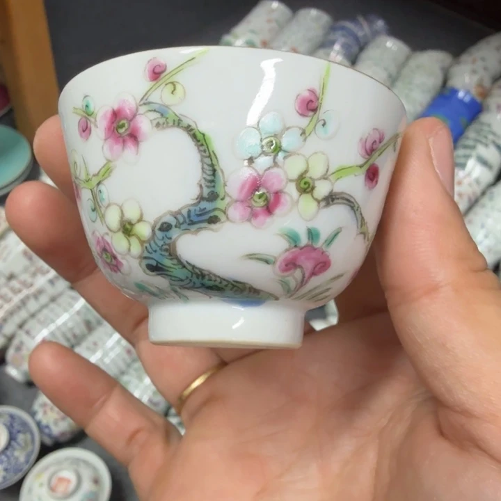 景德镇陶瓷杯子盖碗