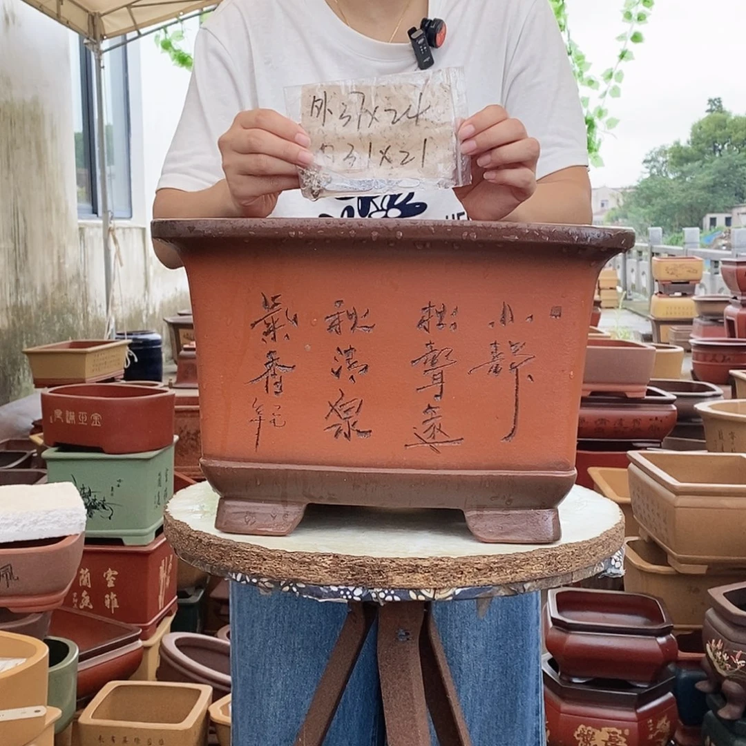 紫砂花盆紫砂花盆