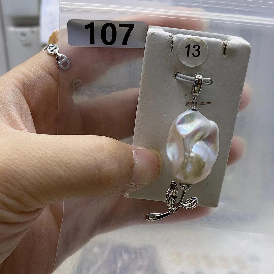 颈饰合金淡水珍珠