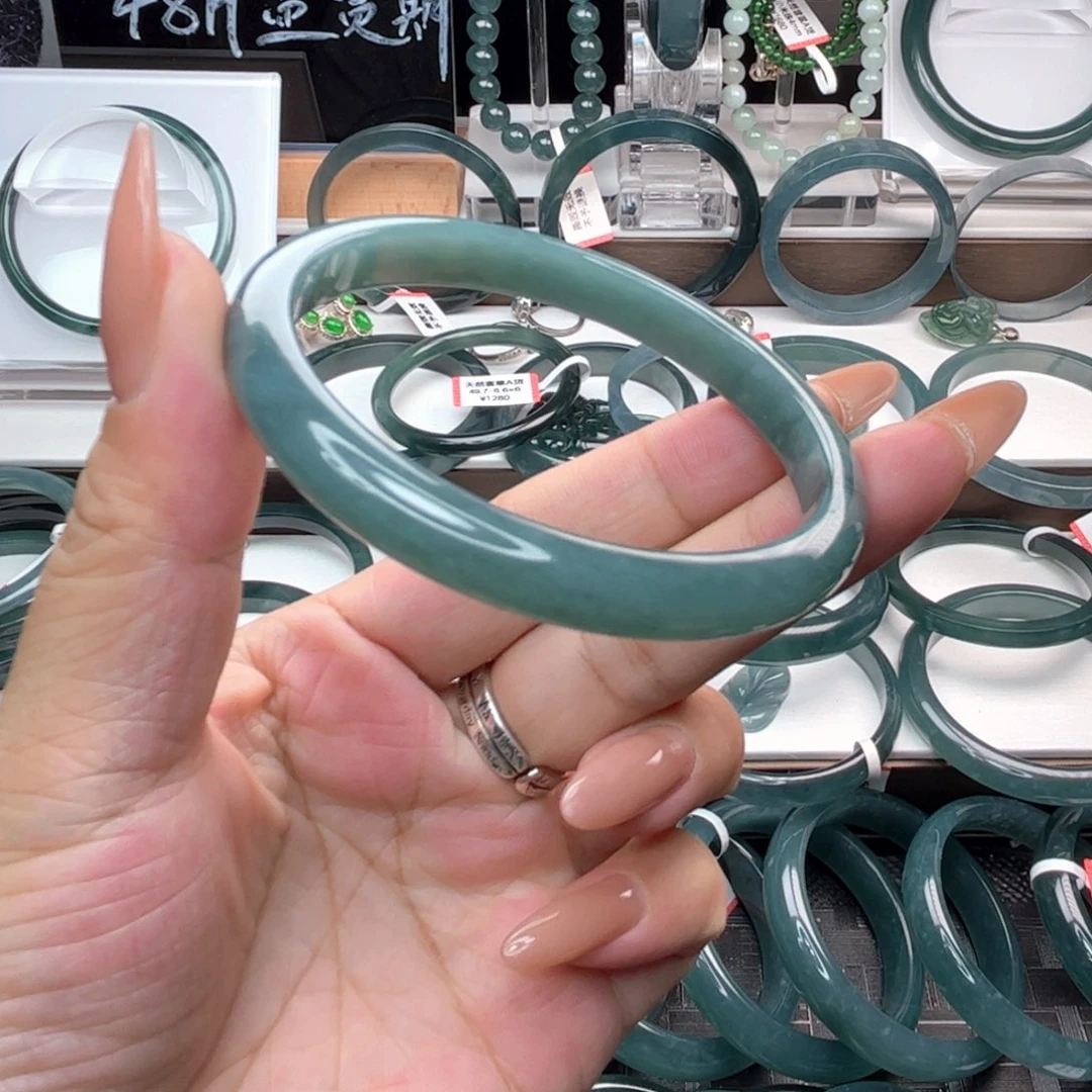 未镶嵌手镯翡翠翡翠（纹裂福利款不退不换）