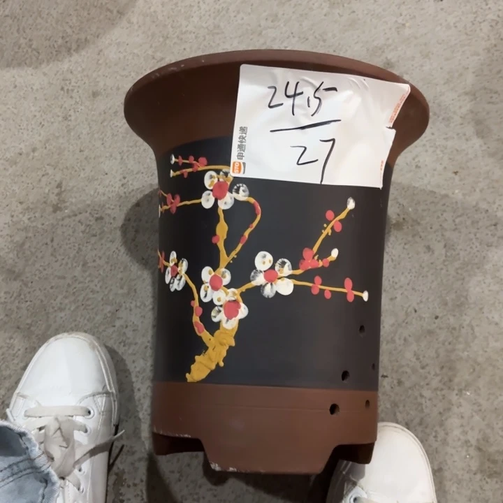 紫砂花盆紫砂的花