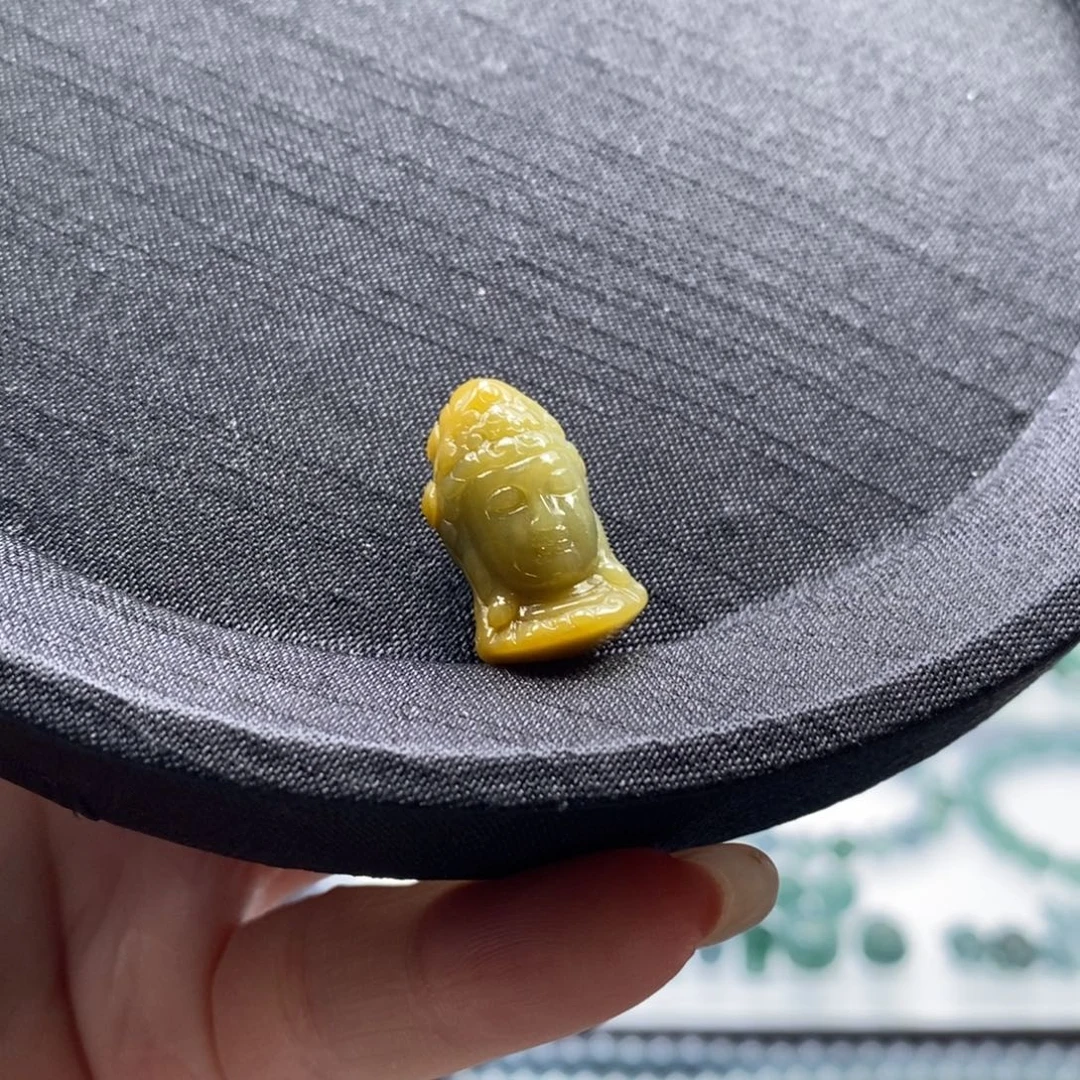 翡翠未镶嵌手链卡21观音头