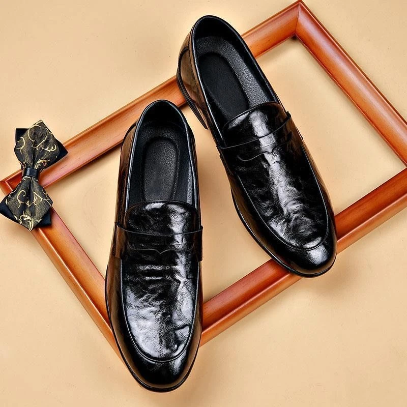 男士年轻款商务正装休闲鞋秋季透气薄款男鞋软底乐福鞋C88