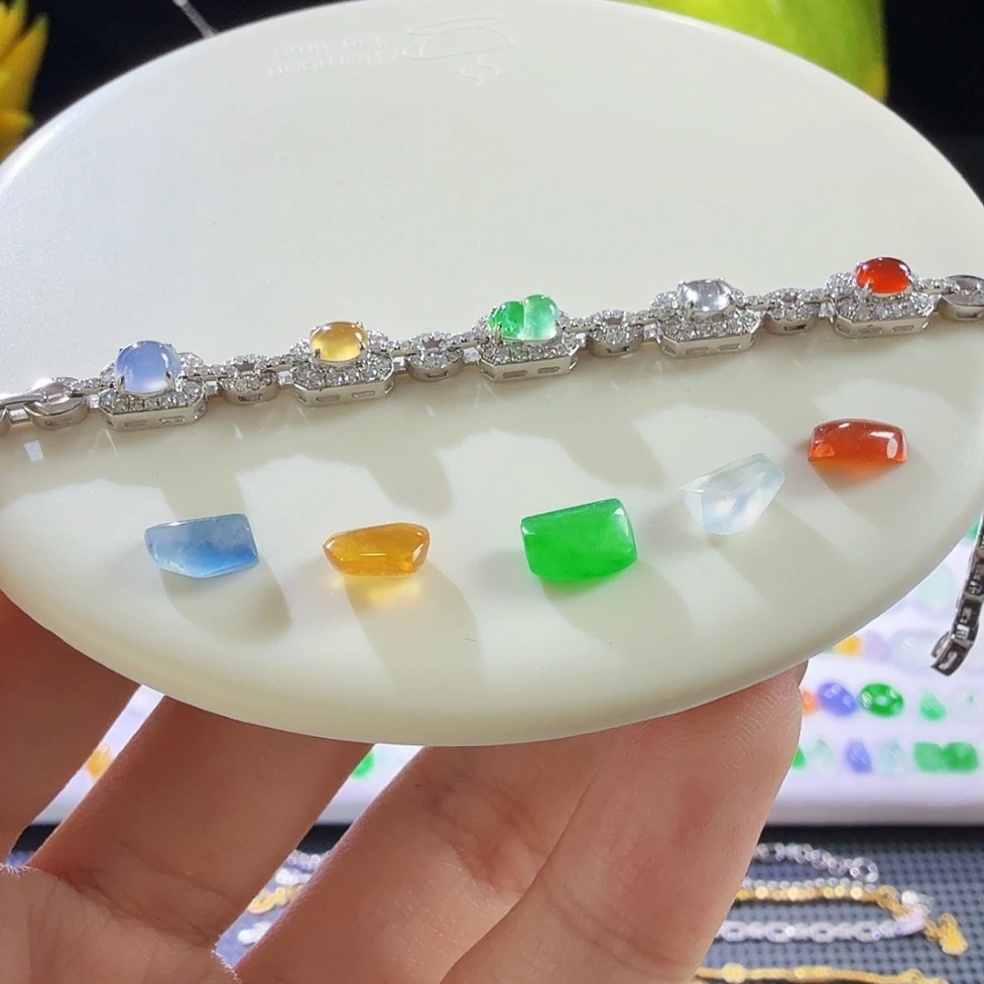 翡翠未镶嵌颈饰裸石价格）不包含手链成品）