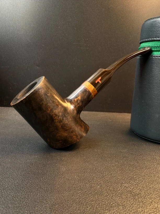 意大利塔拉莫纳极致灵动系列石楠木烟斗（内径20.8斗深37.8长138）