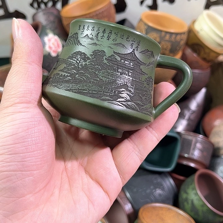 茶杯紫砂全手工紫砂主人杯