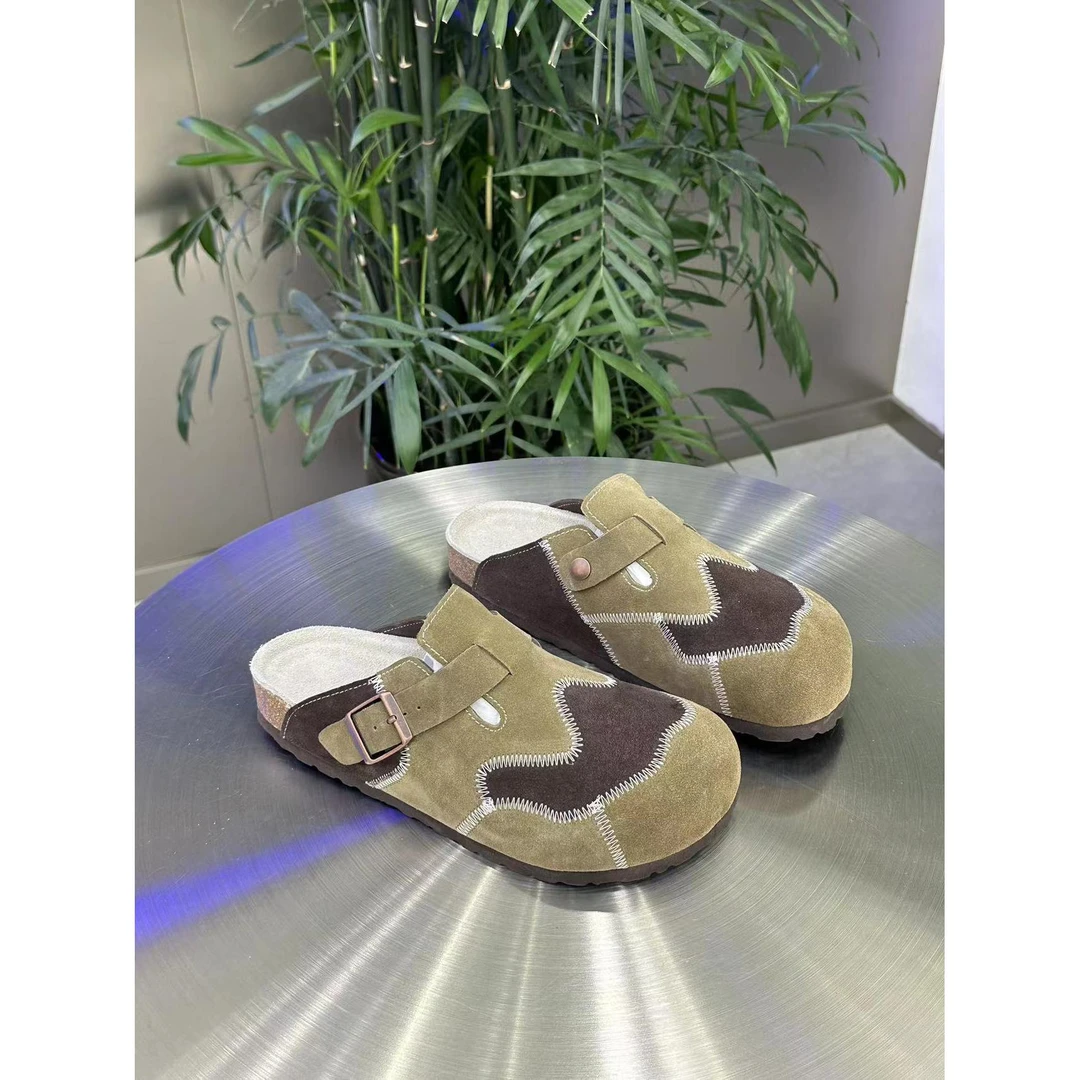 【香港DcSU&Shoes官方正品】百搭舒适穆勒勃肯鞋一脚蹬外穿男拖鞋