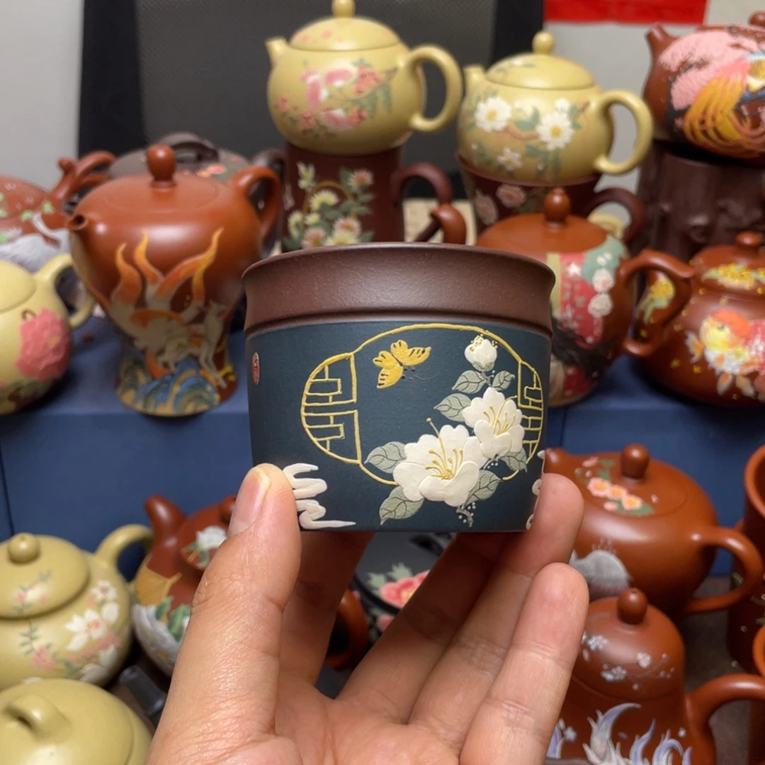 紫砂茶杯紫砂主人杯100cc