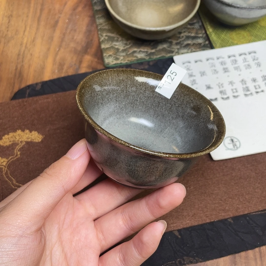 茶盏125 福临号建盏柴烧薄胎