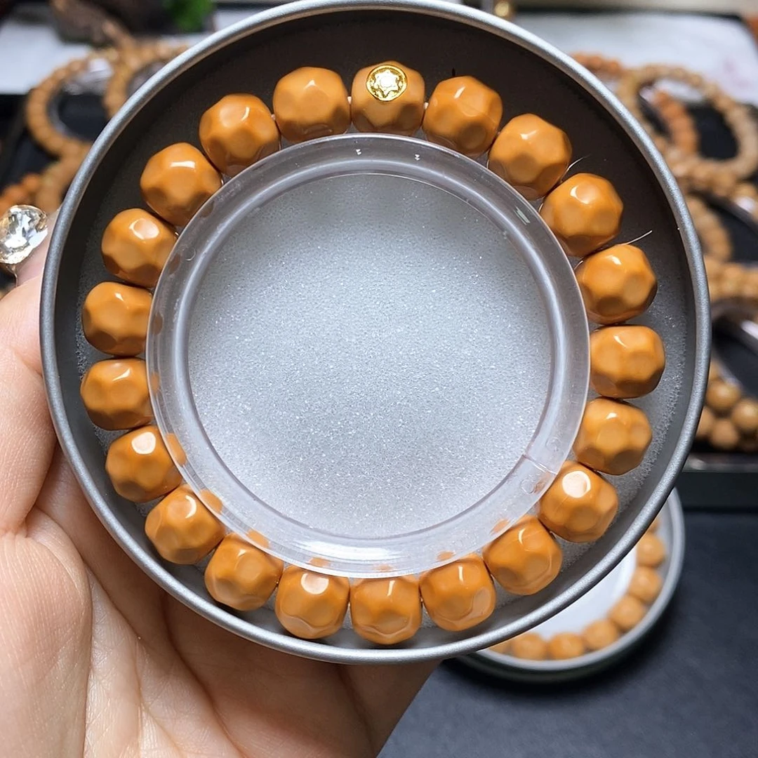 猴头核桃手串金标奶酪尺寸11左右全品单号117号