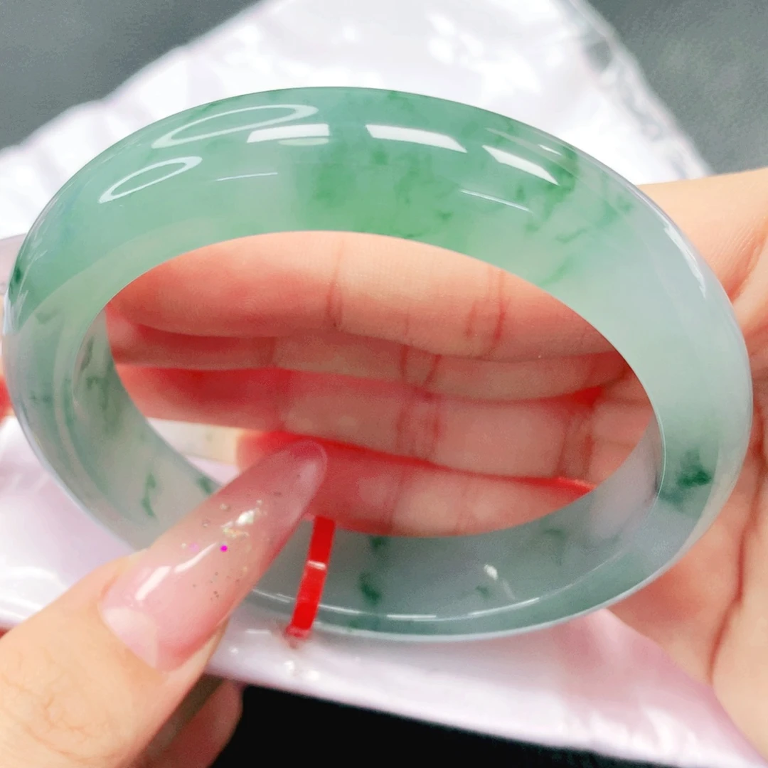 翡翠未镶嵌手镯58