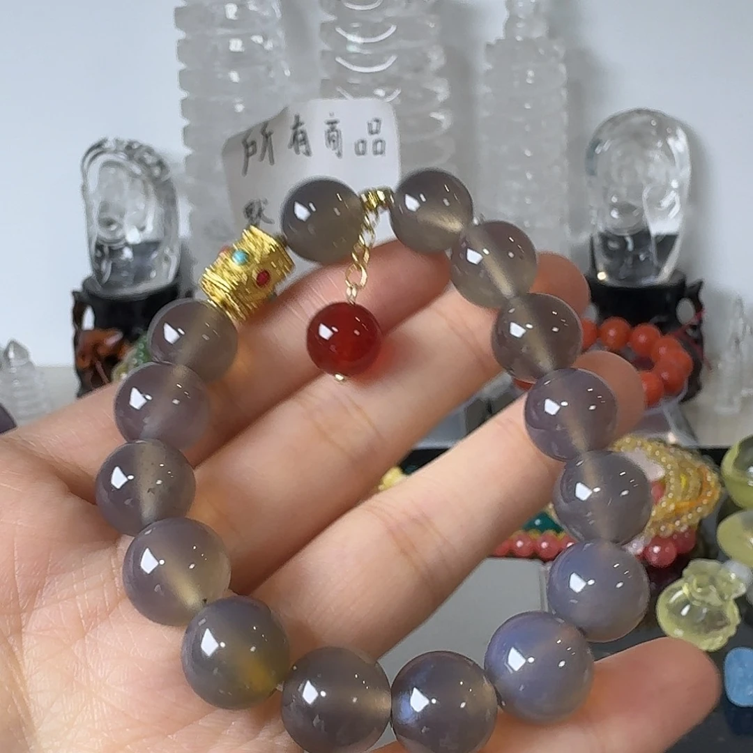 玛瑙/玉髓合金手链12加