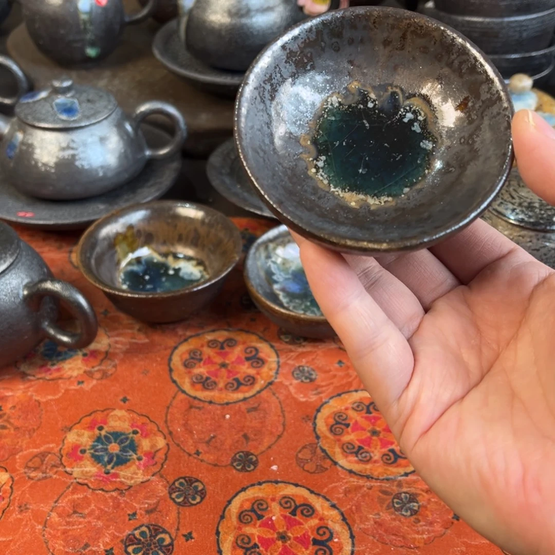 柴烧茶器主人杯杯