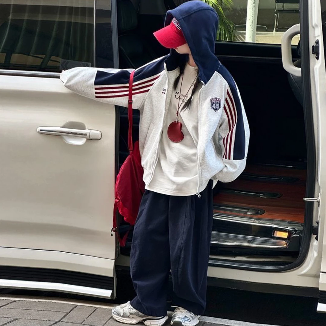 女童秋季套装2025春秋爆款洋气时髦中大童韩版宽松三件套儿童开衫