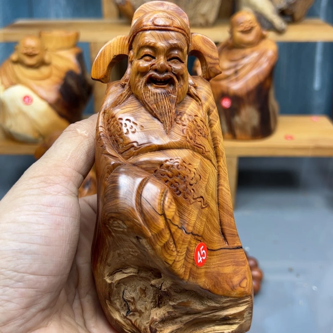 刘***哥木崖柏木摆件手把件