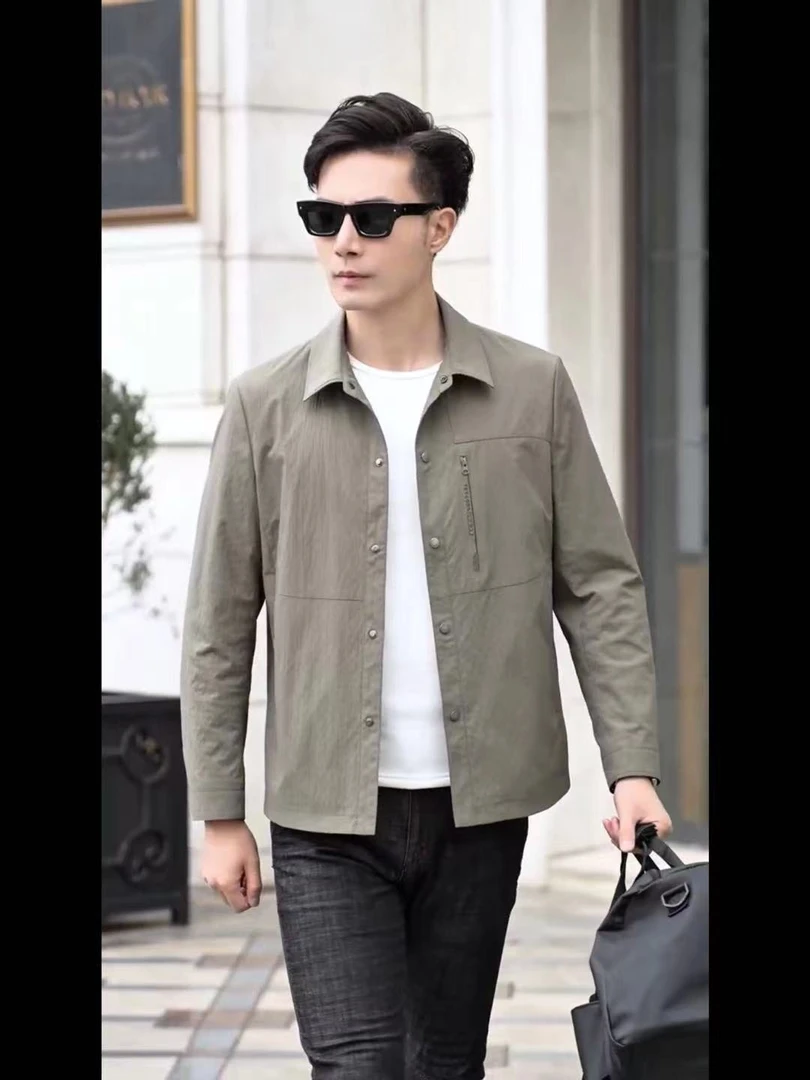2509春款男士休闲夹克，舒适时尚百搭款