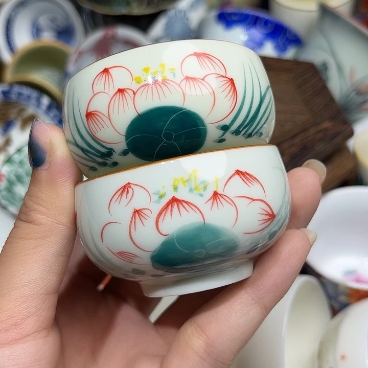 2只微瑕茶具茶具茶具