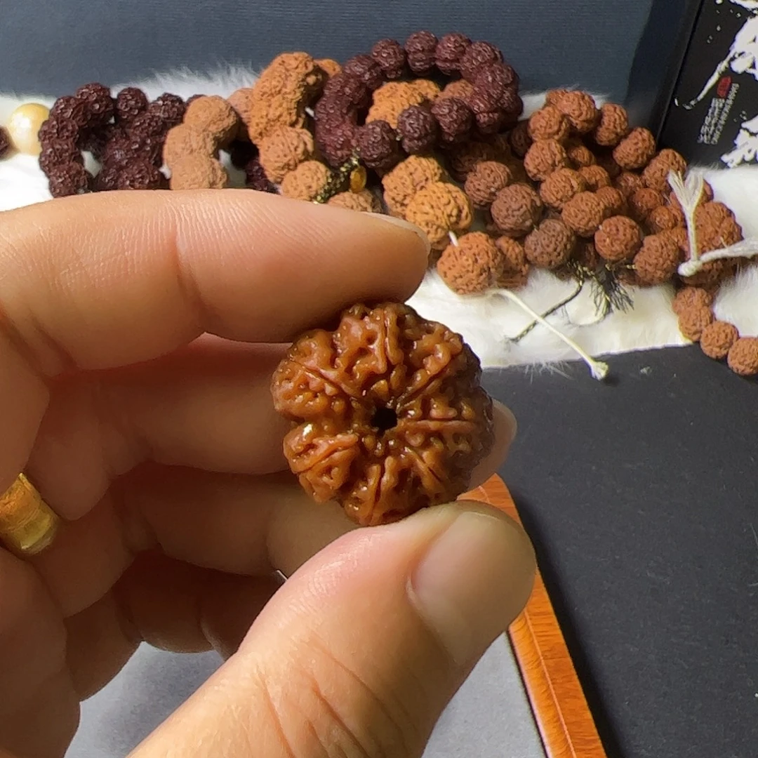 水***袖金刚菩提手串7瓣单颗25+