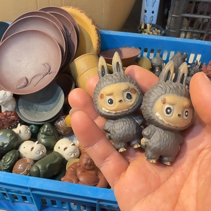 茶宠紫砂雕塑瑕疵茶宠