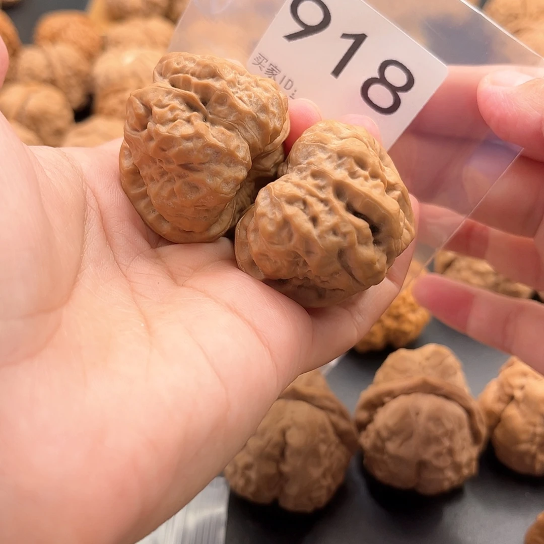 龍***叔文玩核桃把件蛙蛙精品40肚43