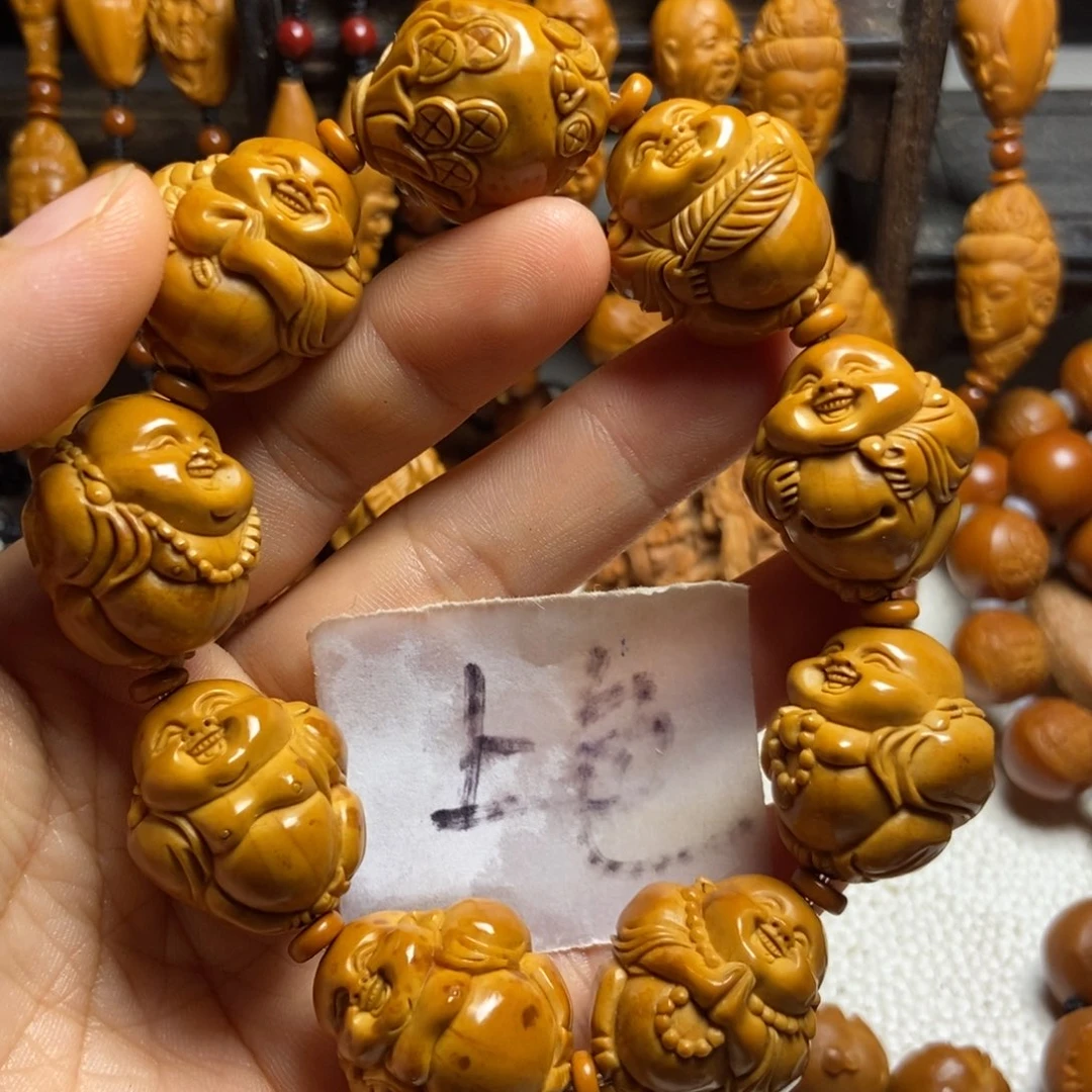【闪购商品】手串/手链橄榄核用****5八大弥勒微花