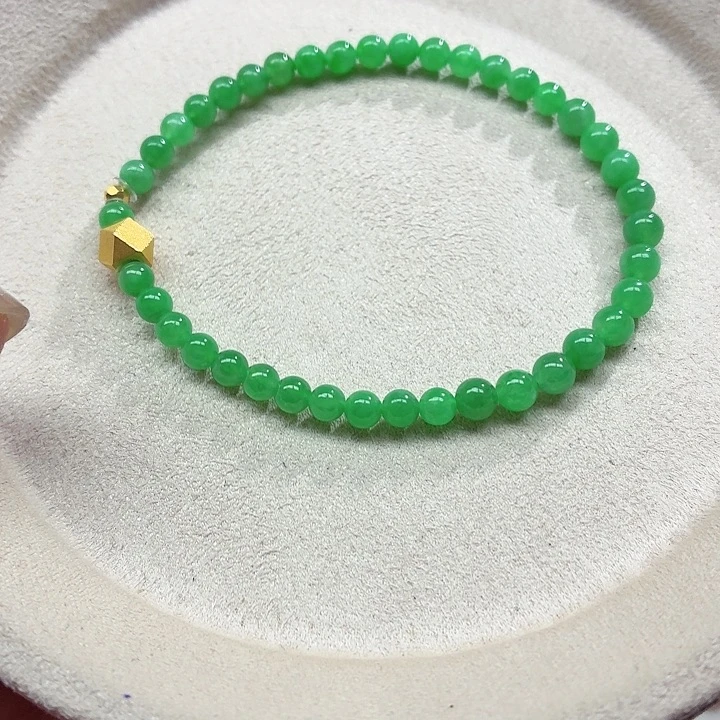 翡翠未镶嵌手链天然缅甸翡翠卡4到4.5