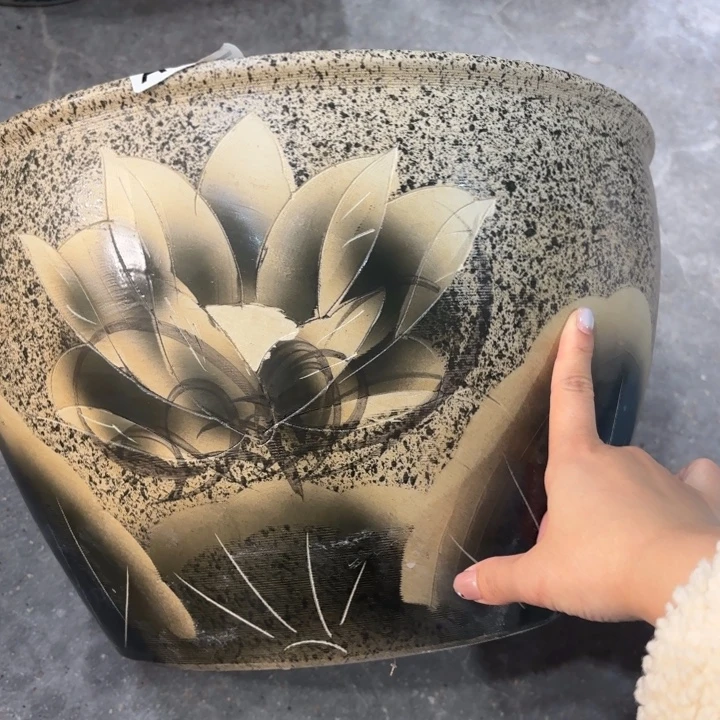 陶瓷荷花口径40-25
