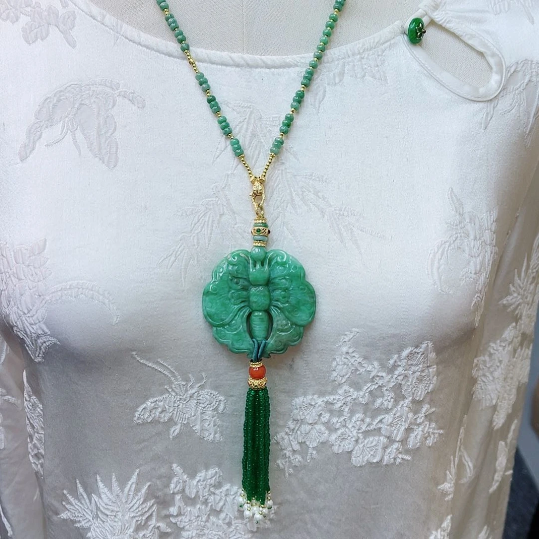 颈饰合金翡翠48小时鉴赏期1