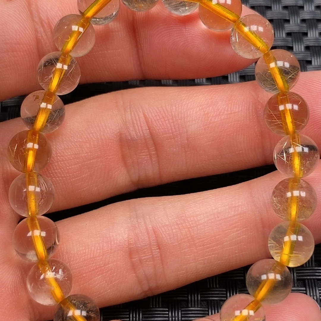 水晶手串未镶嵌和****丝