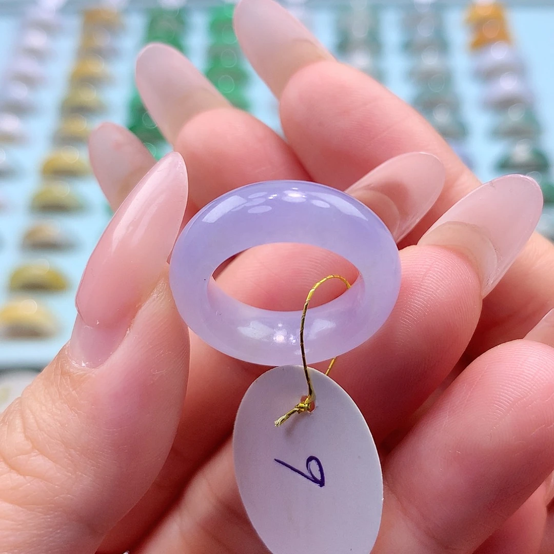 未镶嵌戒指翡翠9圈