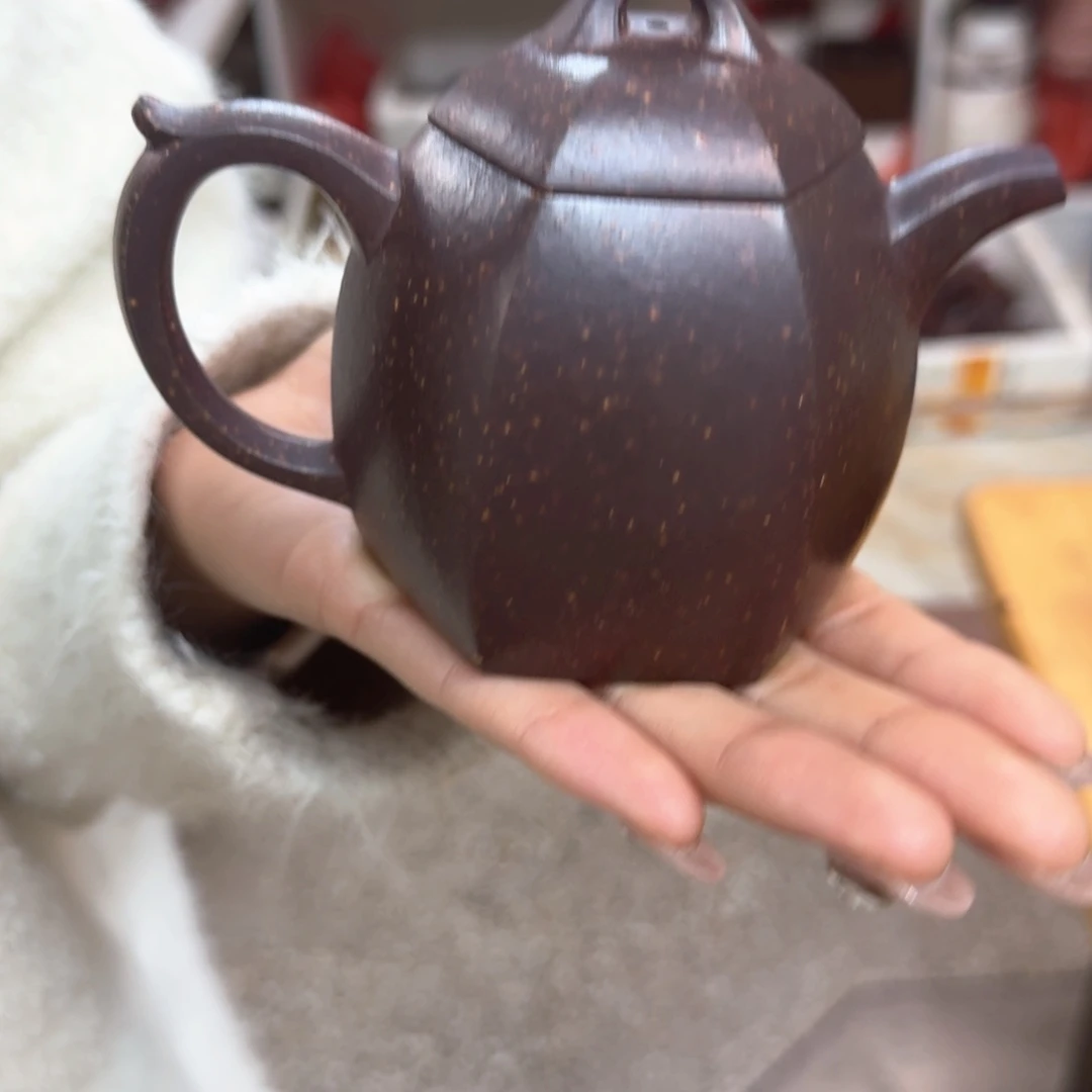 紫砂茶壶紫砂壶六个秦权220cc