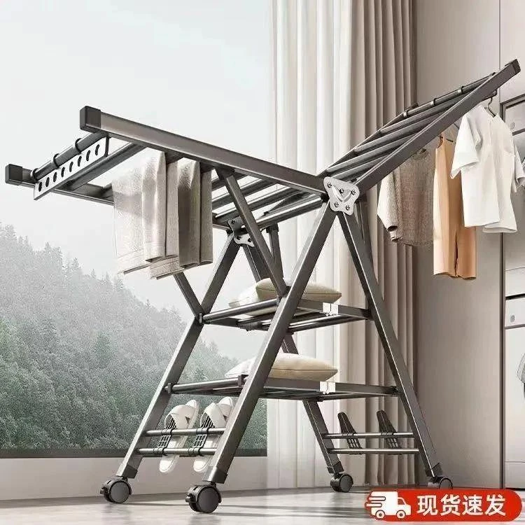 新疆西藏包邮包邮家用折叠晾衣架室内阳台晾衣架宿舍毛巾架美发店