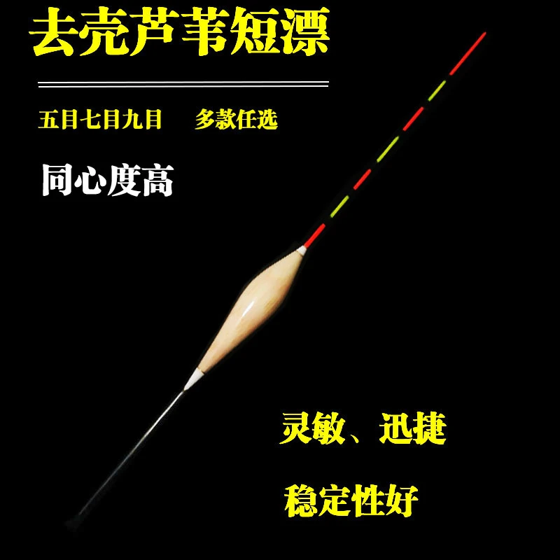 芦苇浅水鱼漂短浮漂鲫鱼鲤鱼黑坑打浮草洞去壳鱼漂高灵敏浮漂