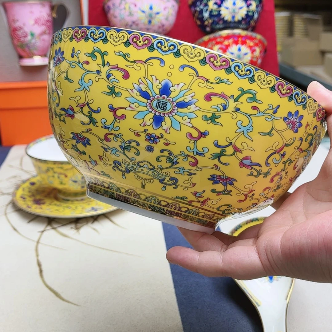 【闪购商品】珐琅8英寸1黄。。。。。