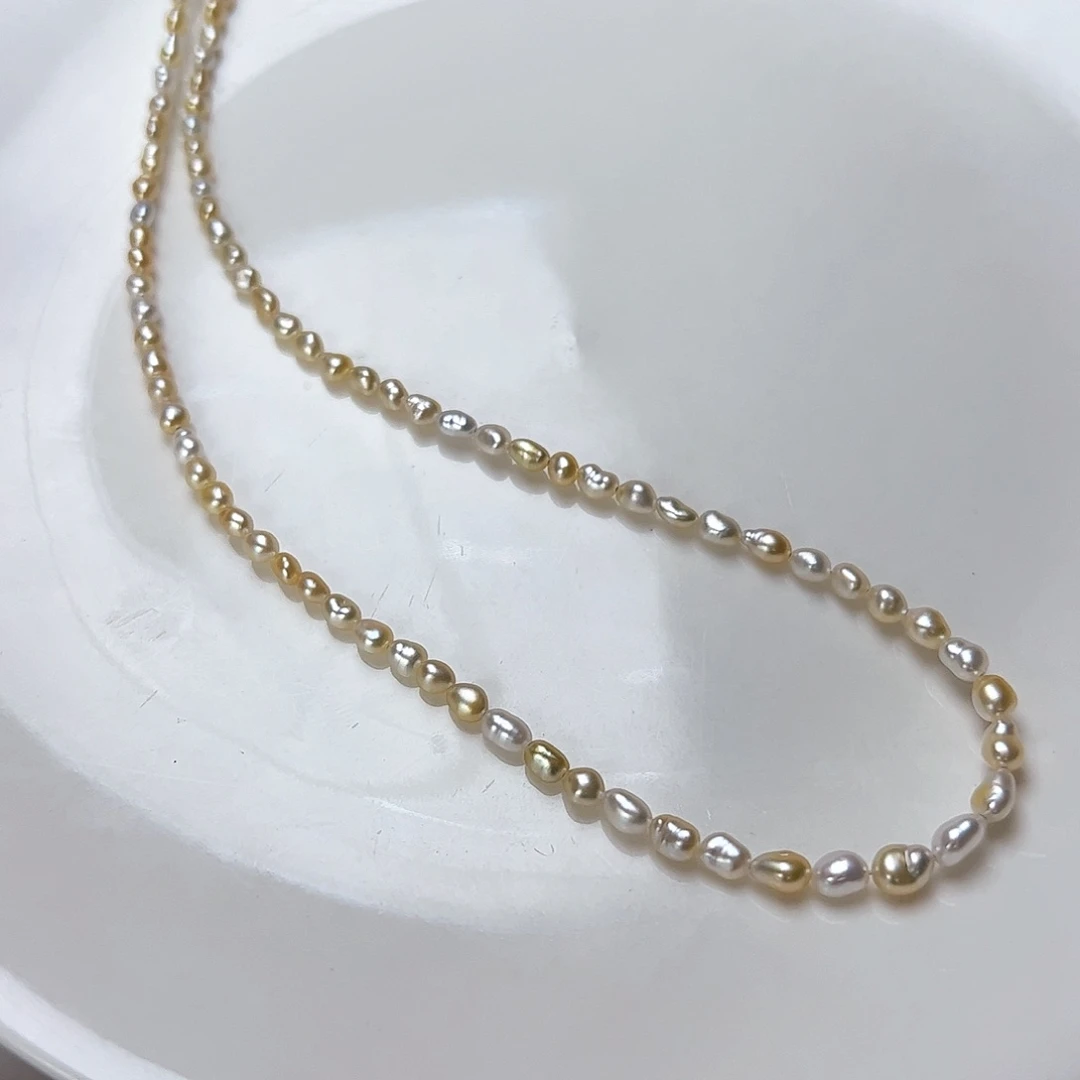 海水珍珠18K金镶嵌颈饰S*S
