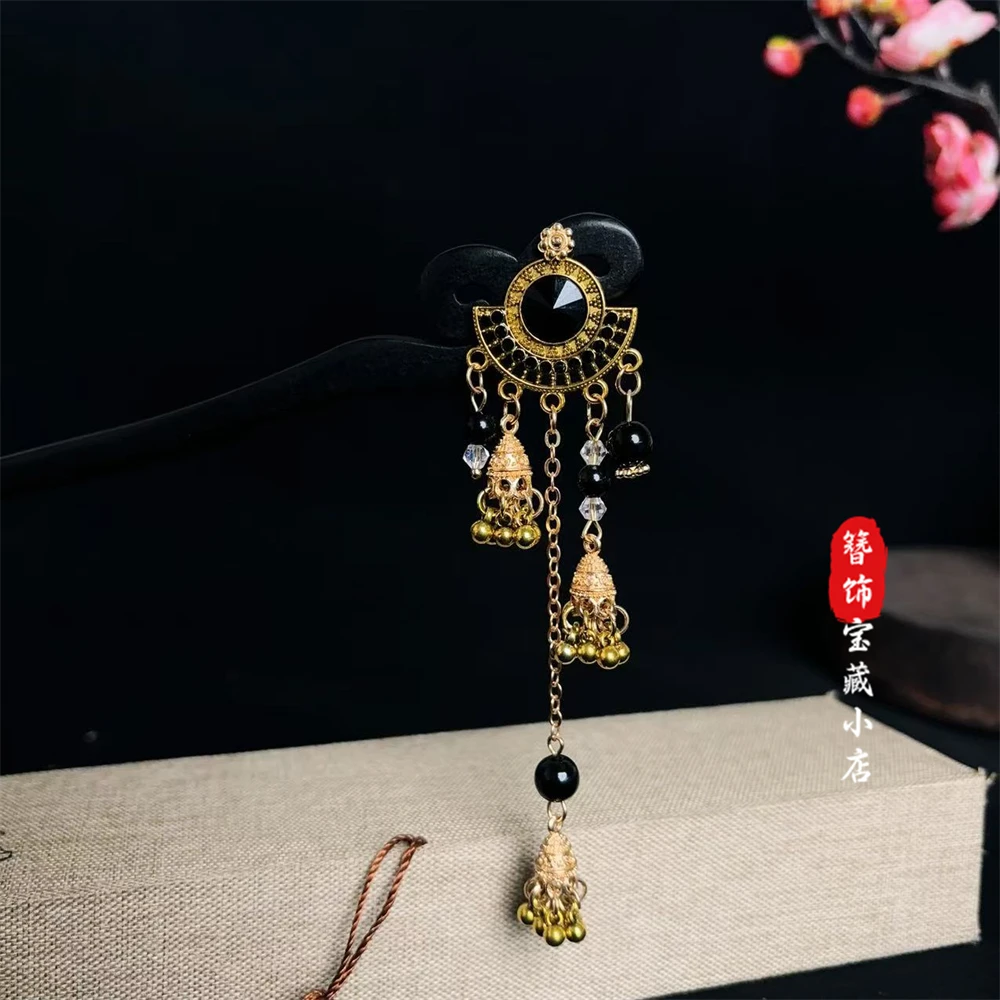 a879【艺雅】18公分中国风民族风复古宫廷发簪国风宫廷风气质古典