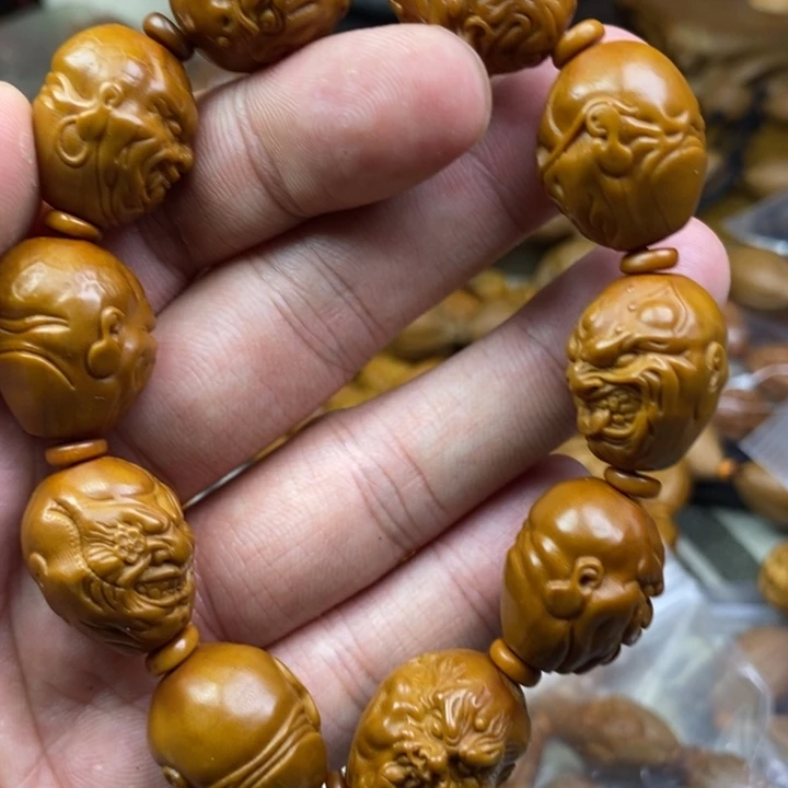 橄榄核手串/手链橄榄核雕工艺手串