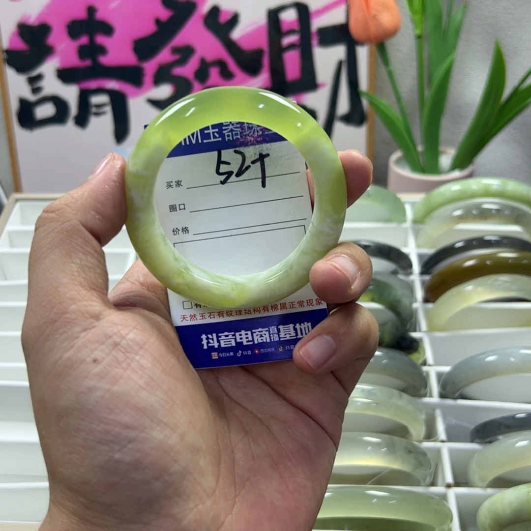 蛇纹石玉未镶嵌手镯450