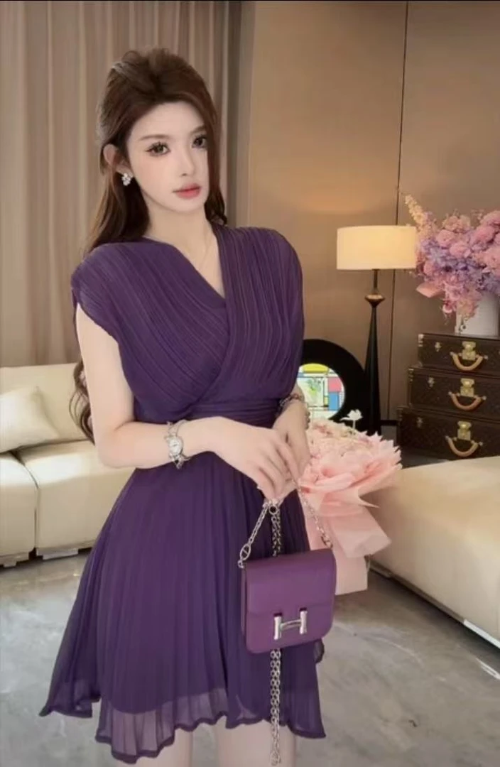 冰冰女装铭顺●「媚骨天成」夏季百搭洋气减龄显瘦连衣裙BBC5LYQ5032