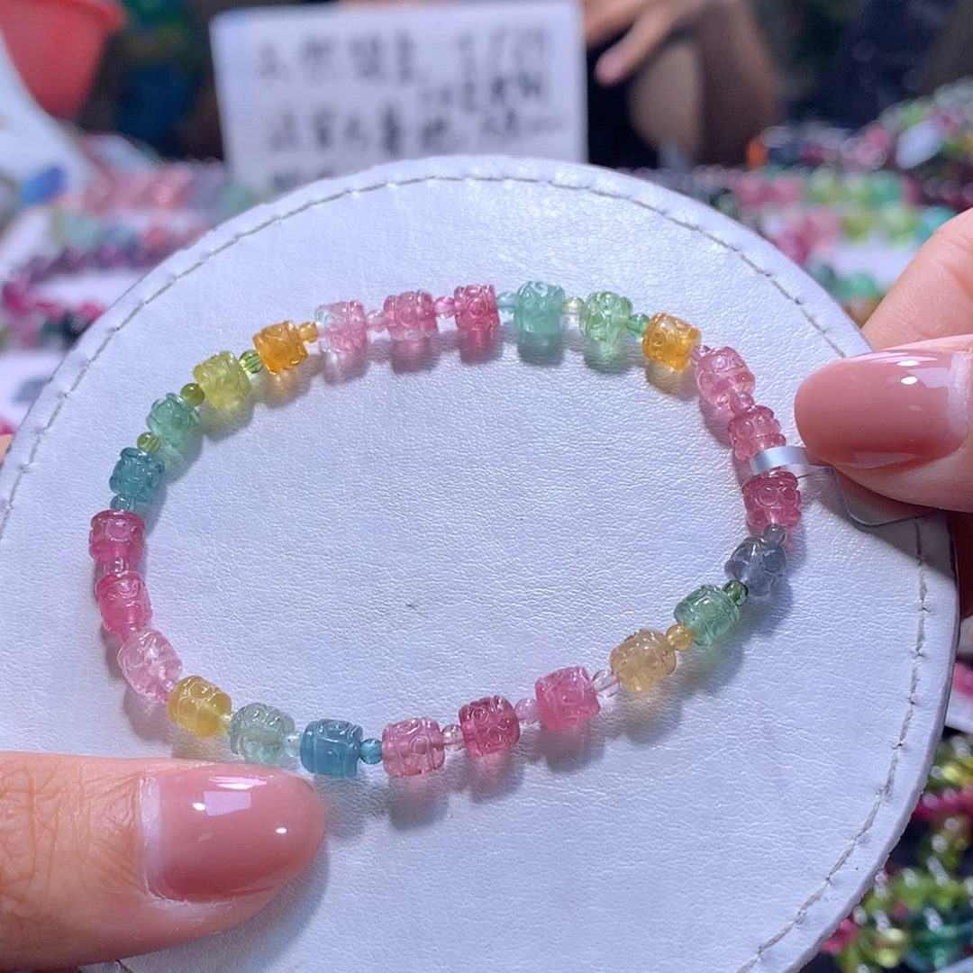 【闪购商品】未镶嵌手串碧玺5.3m
