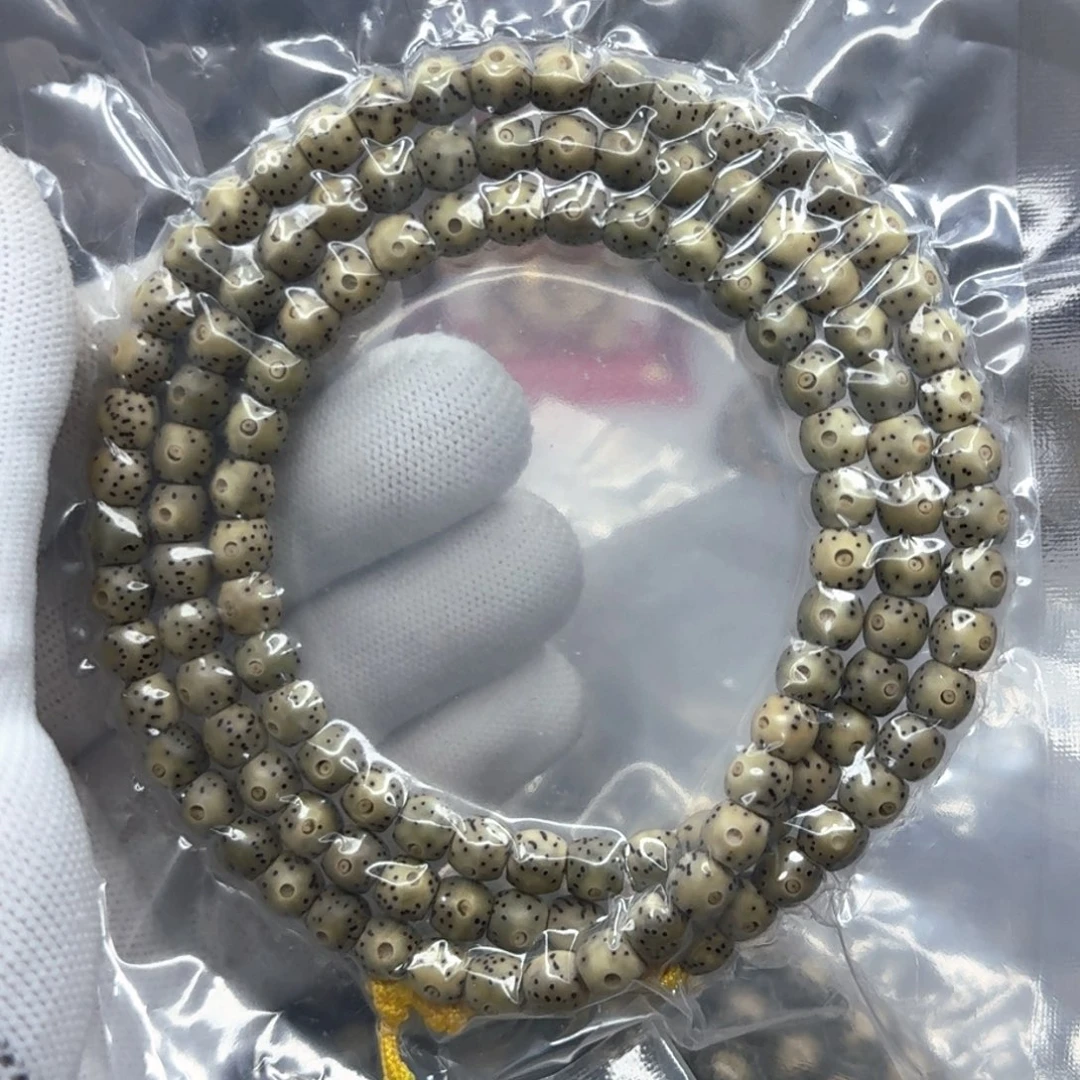 吊坠星月菩提5×6桶切108石玉  235