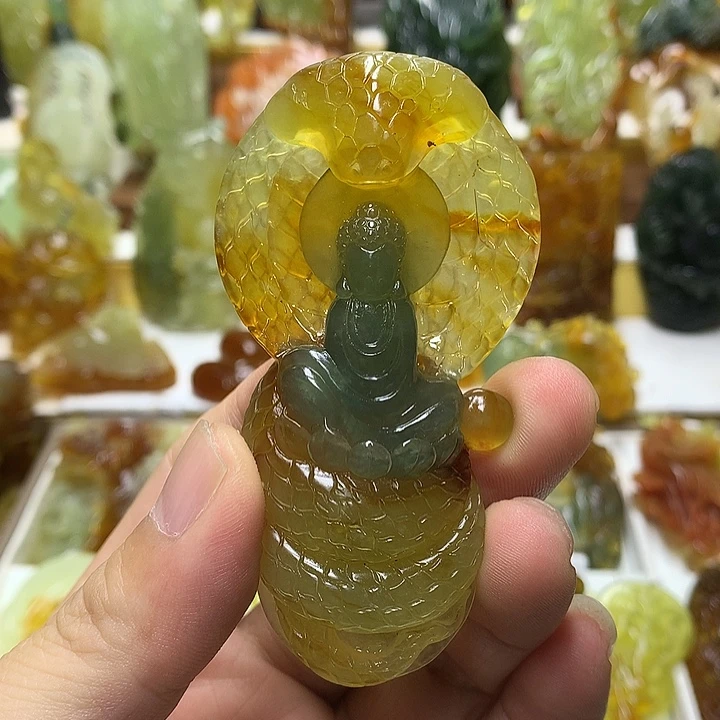 蛇纹石玉未镶嵌珠宝半成品