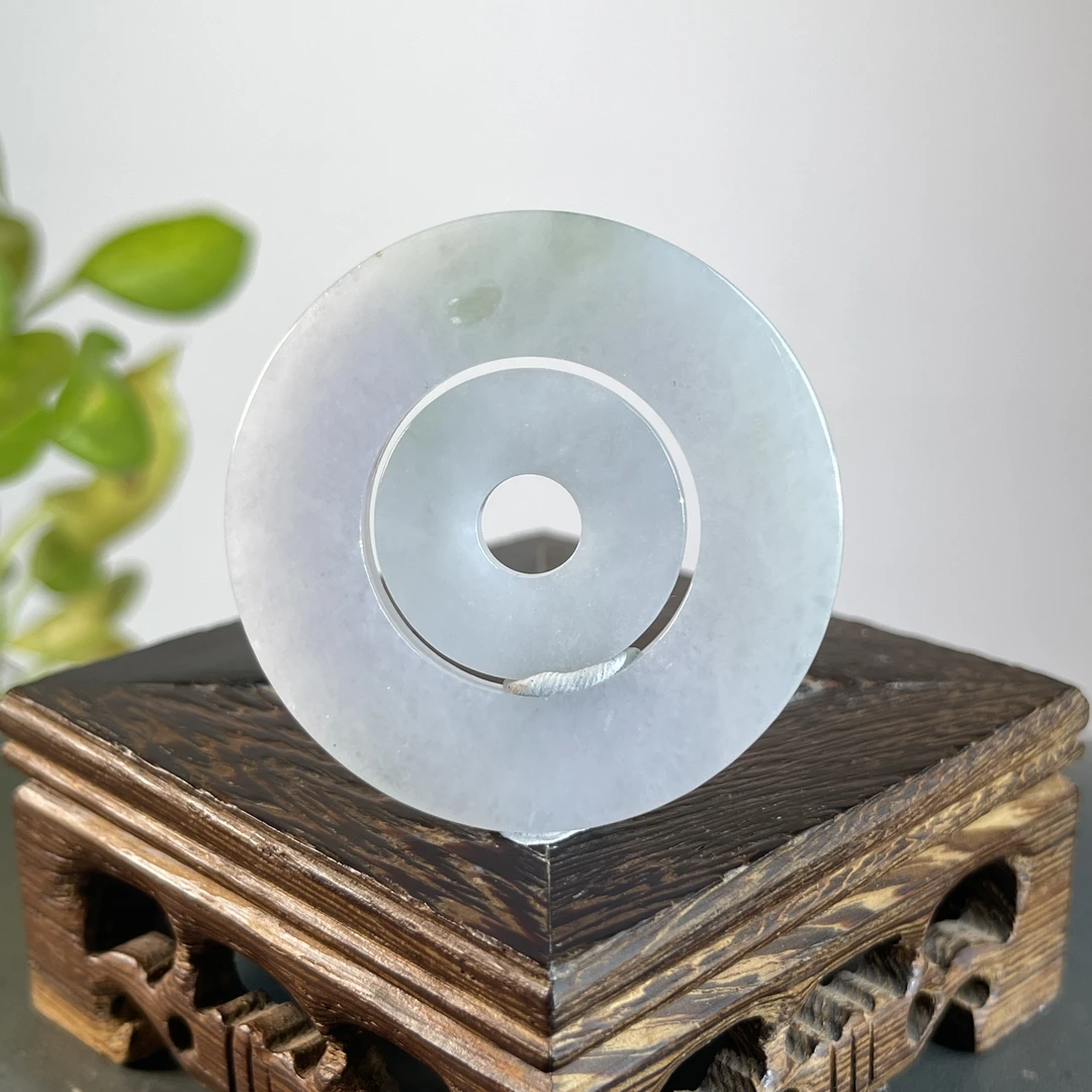 JXA30-25 天然翡翠缅甸A货 子母扣