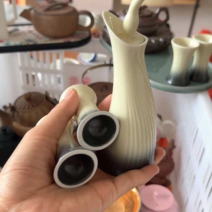 微瑕陶瓷茶具茶杯茶壶