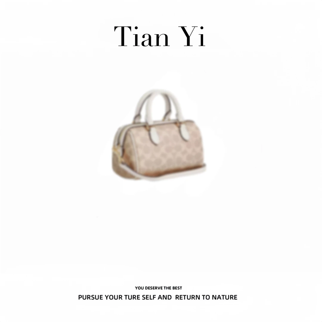 {Tian Yi渠道货}-2025新款轻奢单肩手提斜跨包 005 米白色