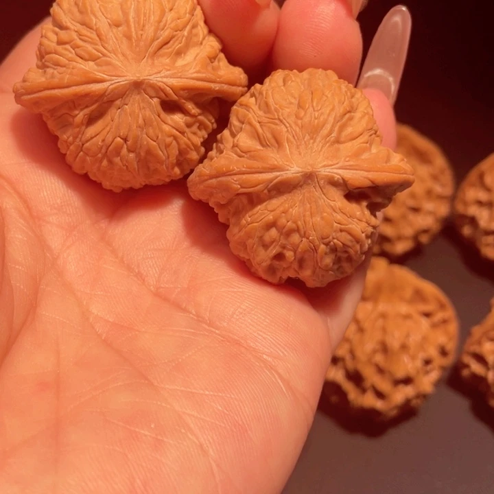 文玩核桃把件磨盘37