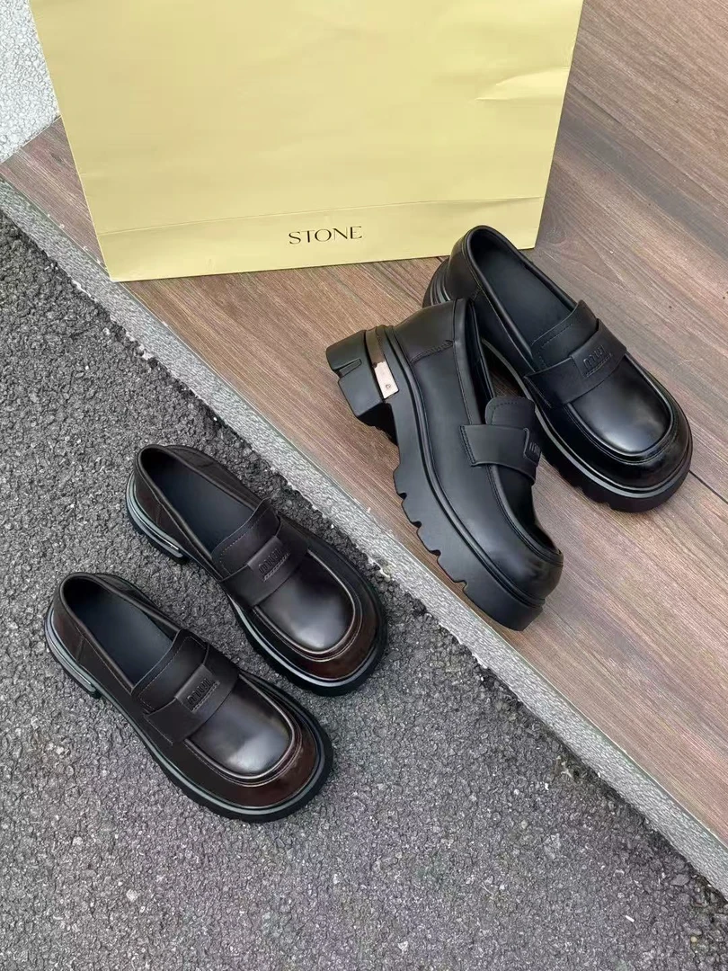 英伦风休闲套脚乐福鞋6887