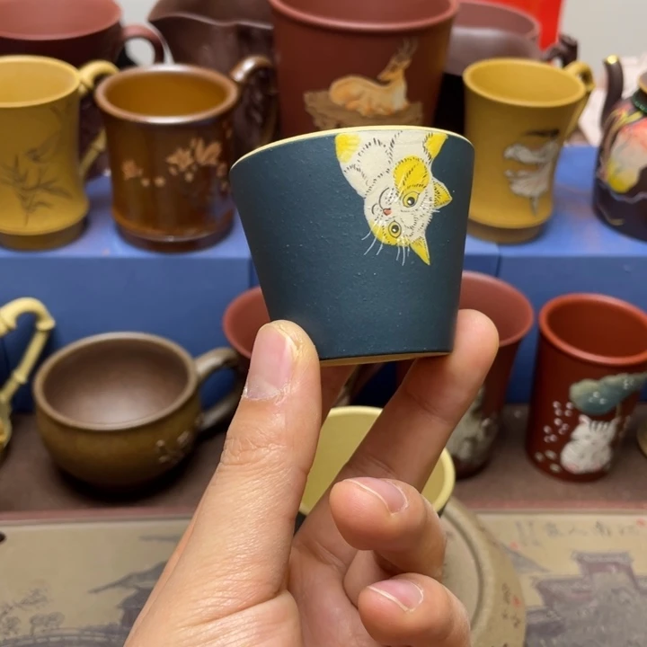 紫砂茶杯紫砂主人杯