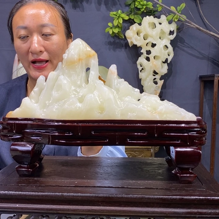石材伊朗古青石摆件