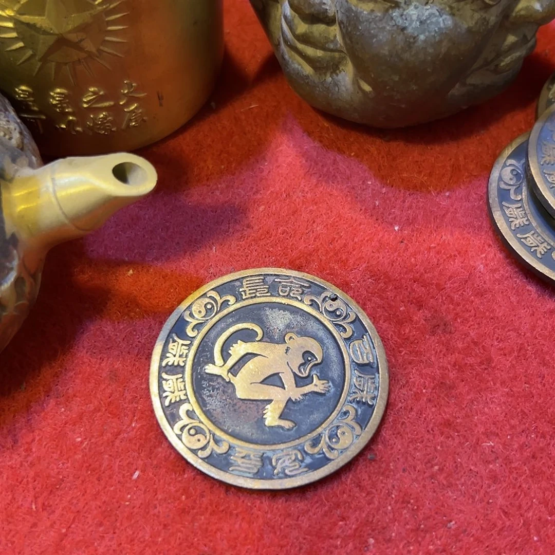 黄铜摆件，文房摆件工艺品